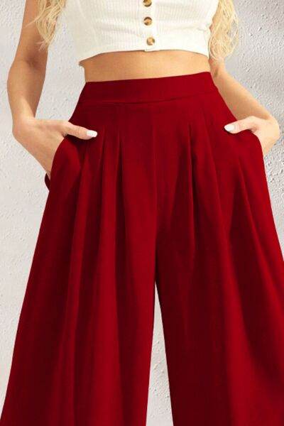 FAM-FAM High Waist Wide Leg Pants for a perfect OOTD – dress to impress outfits from Amexza