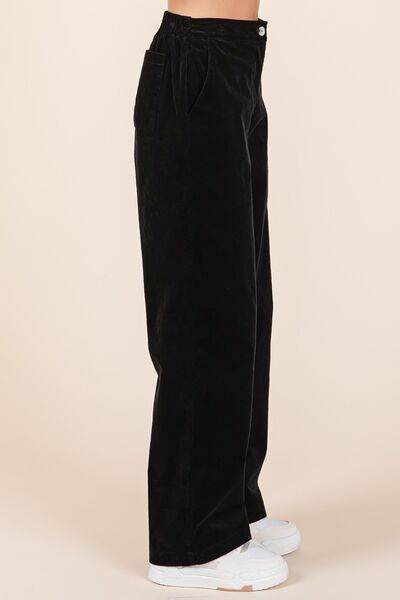 Mittoshop Corduroy Back Elastic Waist Pants for a perfect OOTD – dress to impress outfits from Amexza