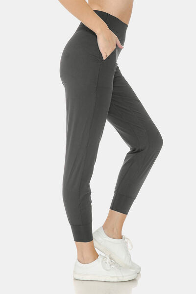 Leggings Depot Wide Waistband Slim Active Joggers for a perfect OOTD – dress to impress outfits from Amexza