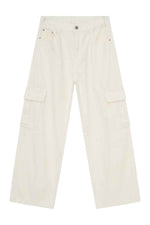 Hight Rise Wide Leg Cargo Pants Ivory for a perfect OOTD – dress to impress outfits from Amexza