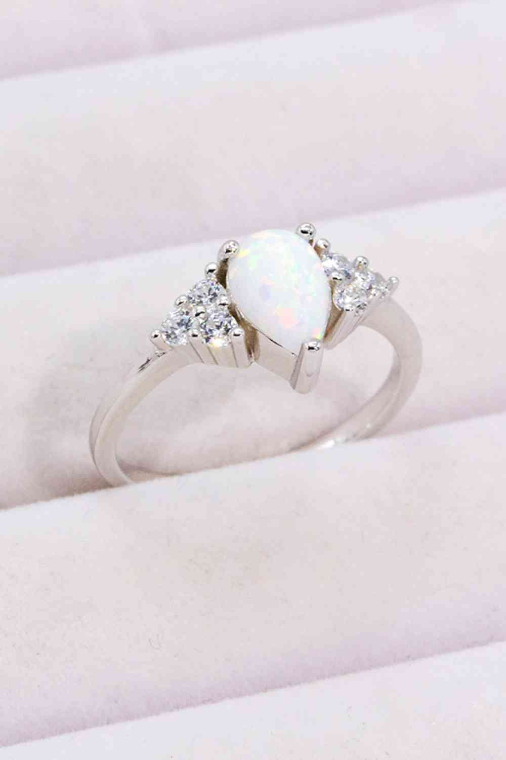 Limitless Love Opal and Zircon Ring for a perfect OOTD – dress to impress outfits from Amexza