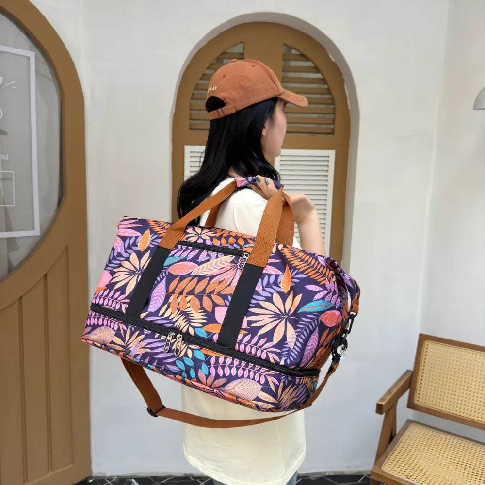 Canvas Printed Travel Bag for a perfect OOTD – dress to impress outfits from Amexza