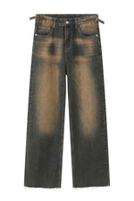 Raw Hem Straight Leg Jeans for a perfect OOTD – dress to impress outfits from Amexza