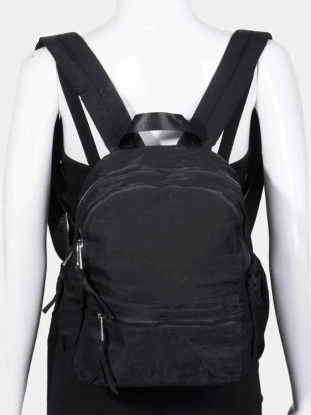 Fame Nylon Multi Pocket Backpack Bag for a perfect OOTD – dress to impress outfits from Amexza