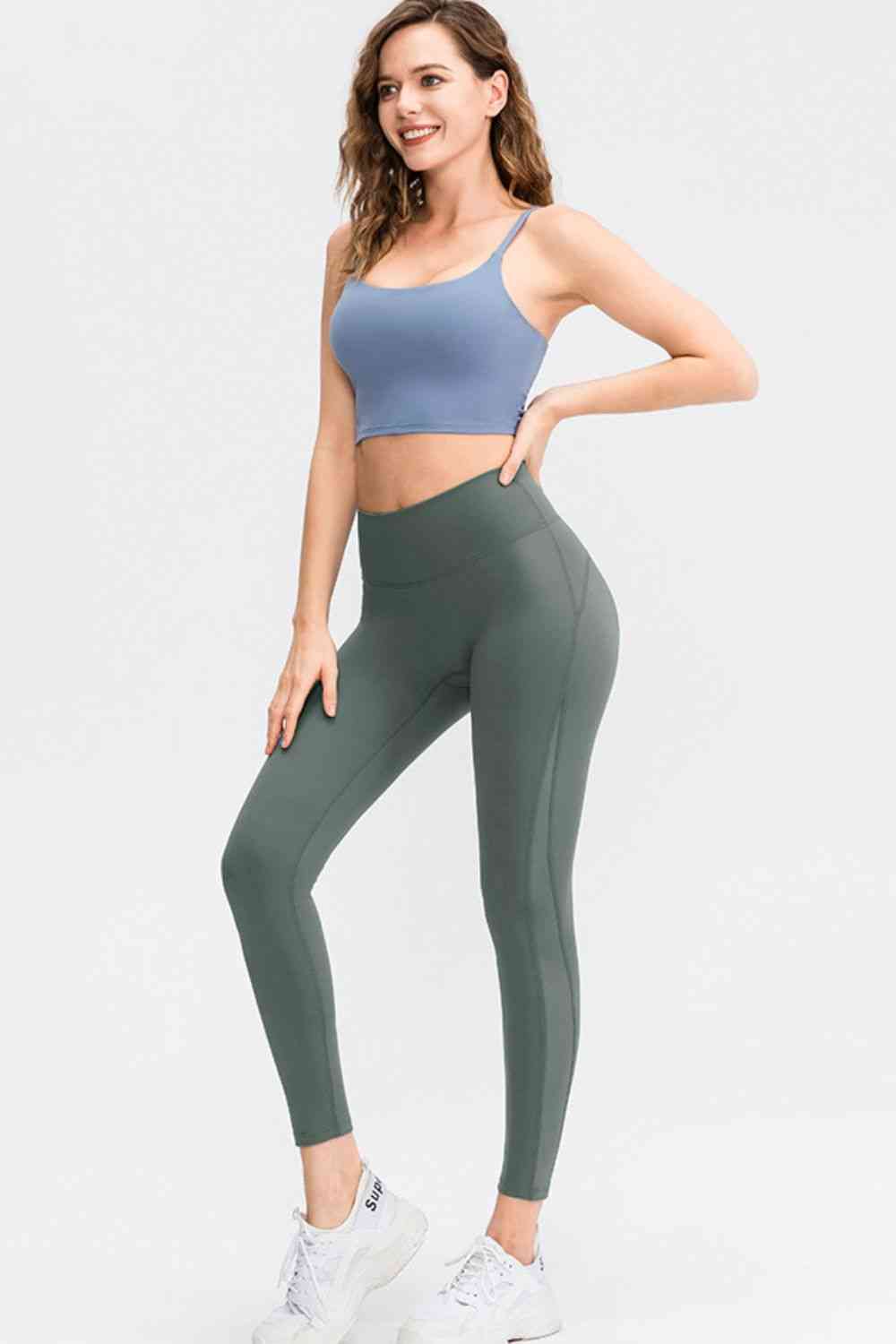 Wide Waistband Slim Fit Long Sports Pants for a perfect OOTD – dress to impress outfits from Amexza