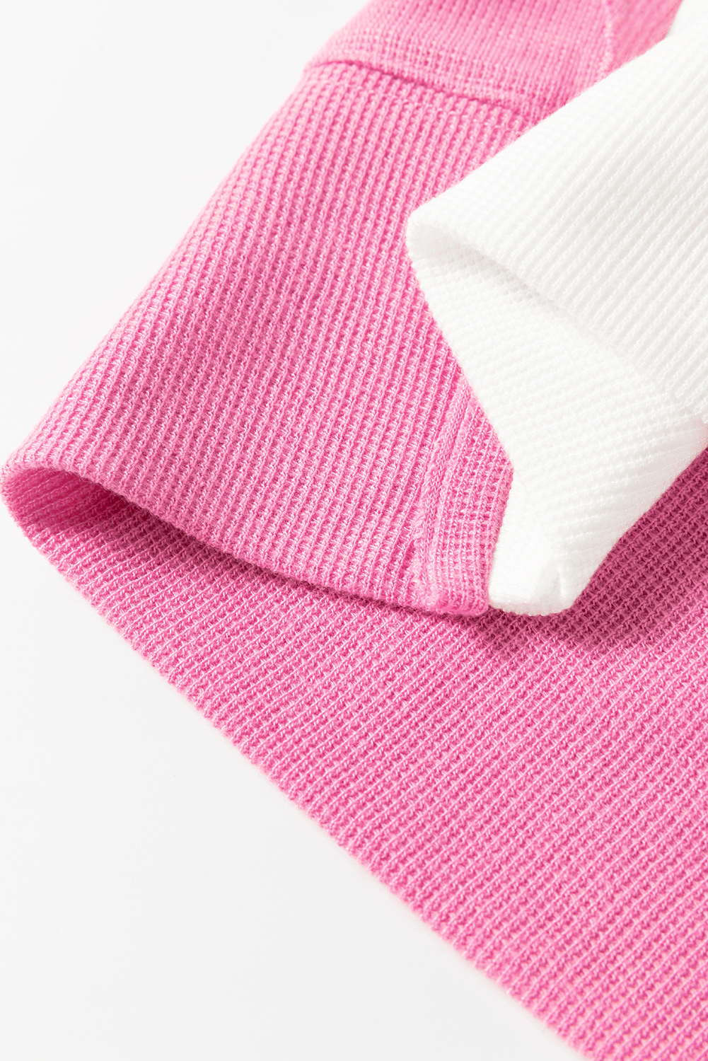 Exposed Seam Contrast Long Sleeve Sweatshirt for a perfect OOTD – dress to impress outfits from Amexza