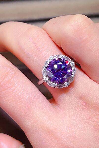 5 Carat Moissanite 925 Sterling Silver Ring for a perfect OOTD – dress to impress outfits from Amexza