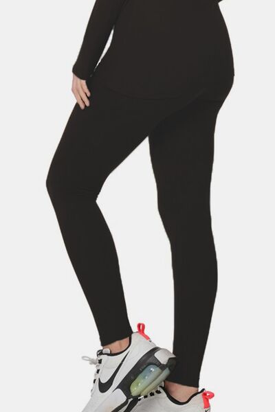 Zenana Full Size Turtleneck Top and Leggings Lounge Set for a perfect OOTD – dress to impress outfits from Amexza