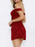 Sweetheart Neck Off Shoulder Dress