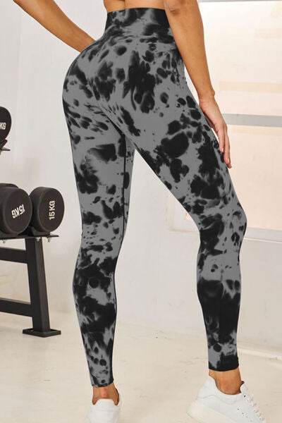 Tie-Dye High Waist Active Leggings for a perfect OOTD – dress to impress outfits from Amexza