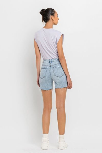 Vervet by Flying Monkey High Rise Denim Shorts for a perfect OOTD – dress to impress outfits from Amexza