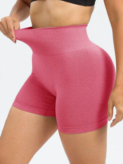 High Waist Active Shorts Strawberry for a perfect OOTD – dress to impress outfits from Amexza