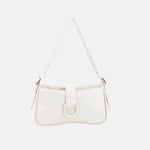 David Jones PU Leather Shoulder Bag White One Size for a perfect OOTD – dress to impress outfits from Amexza