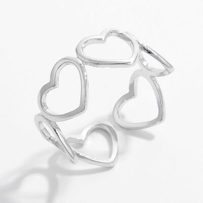 925 Sterling Silver Heart Ring for a perfect OOTD – dress to impress outfits from Amexza