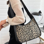 PU Leather Adjustable Strap Shoulder Bag Leopard One Size for a perfect OOTD – dress to impress outfits from Amexza