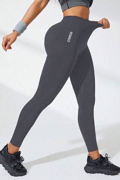 High Waist Active Leggings Dark Gray for a perfect OOTD – dress to impress outfits from Amexza