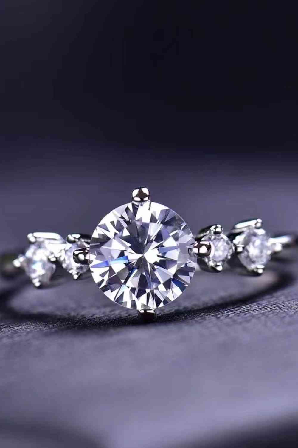 Something To See 1 Carat Moissanite Ring for a perfect OOTD – dress to impress outfits from Amexza