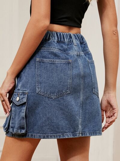 High Waist Denim Skirt for a perfect OOTD – dress to impress outfits from Amexza