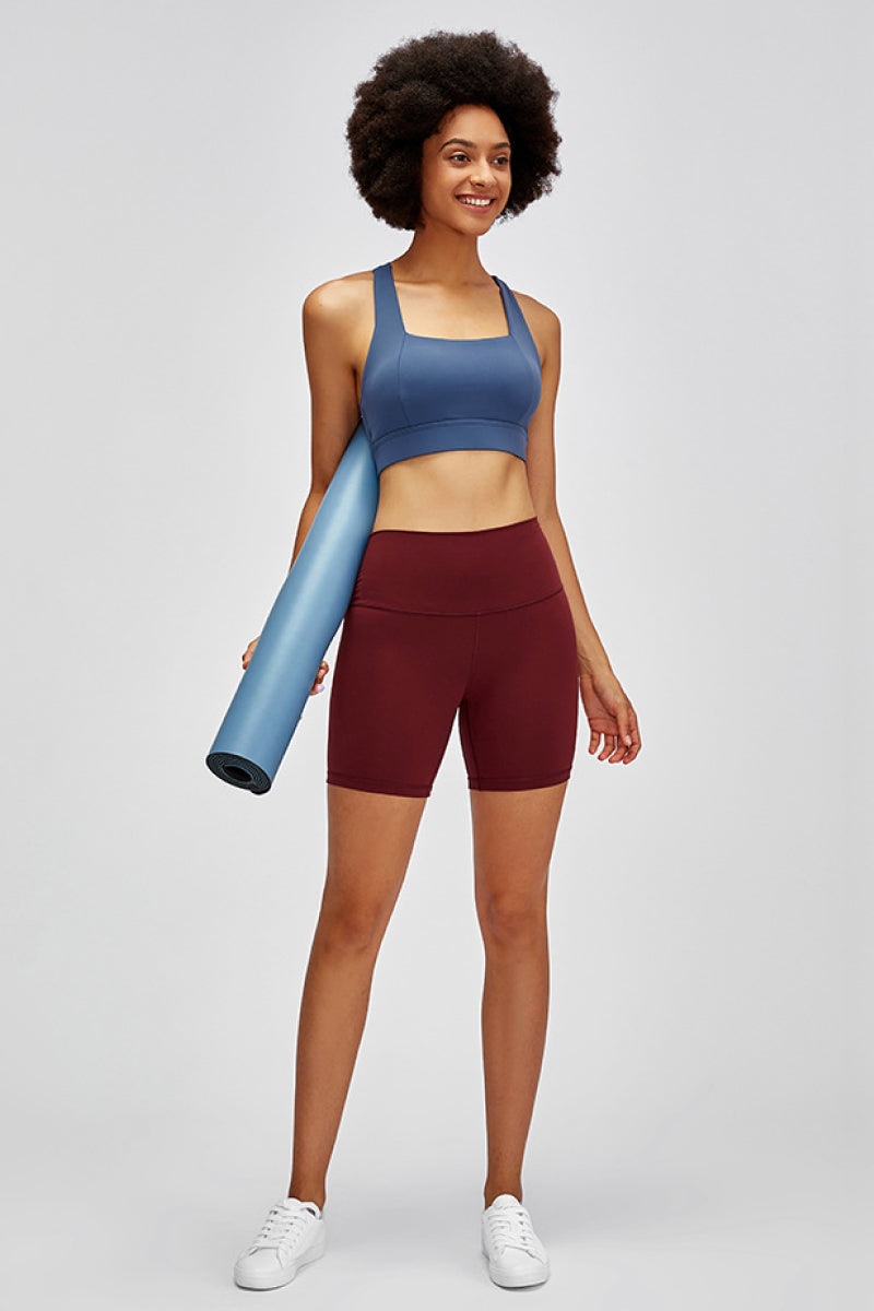 Millennia High Waist Training Shorts for a perfect OOTD – dress to impress outfits from Amexza