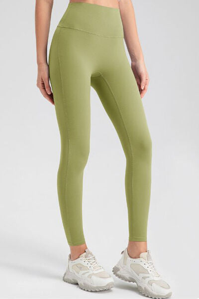 High Waist Skinny Active Pants Olive for a perfect OOTD – dress to impress outfits from Amexza