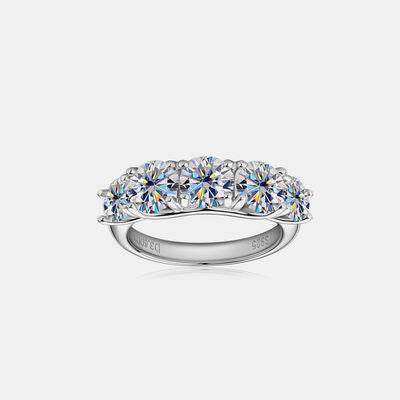 3.6 Carat Moissanite 925 Sterling Silver Ring Silver for a perfect OOTD – dress to impress outfits from Amexza