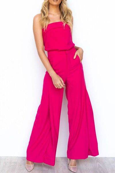 Tube Top and Wide Leg Pants Set for a perfect OOTD – dress to impress outfits from Amexza