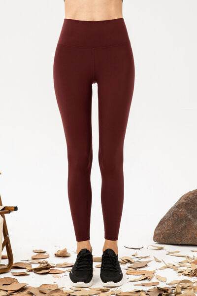 High Waist Skinny Active Pants - Amexza