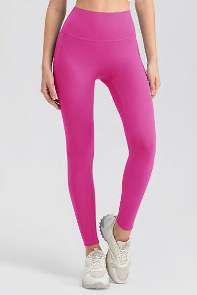 High Waist Skinny Active Pants Pink for a perfect OOTD – dress to impress outfits from Amexza