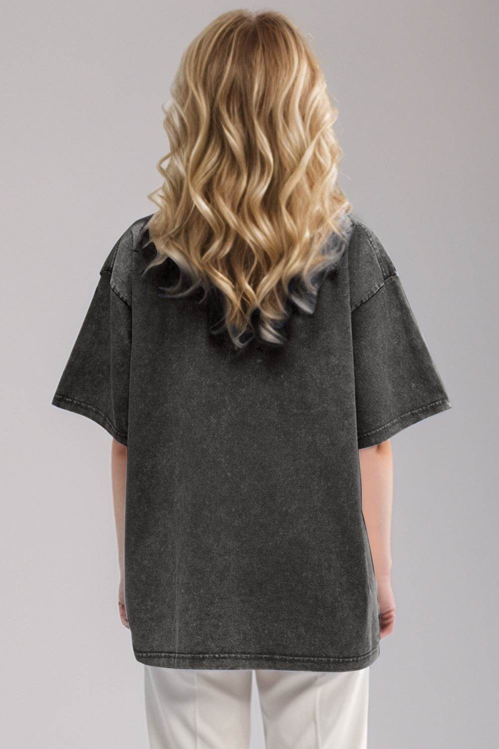 Basic Bae Round Neck Half Sleeve T-Shirt - Amexza