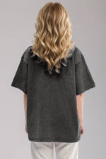 Basic Bae Round Neck Half Sleeve T-Shirt - Amexza