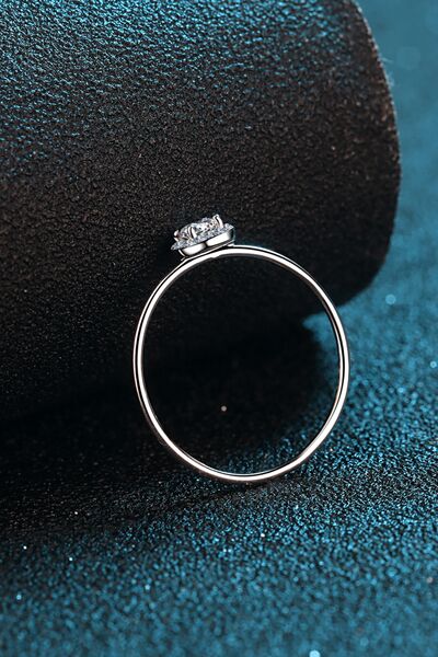 925 Sterling Silver Moissanite Ring for a perfect OOTD – dress to impress outfits from Amexza