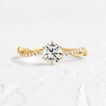 925 Sterling Silver Inlaid Zircon Ring for a perfect OOTD – dress to impress outfits from Amexza