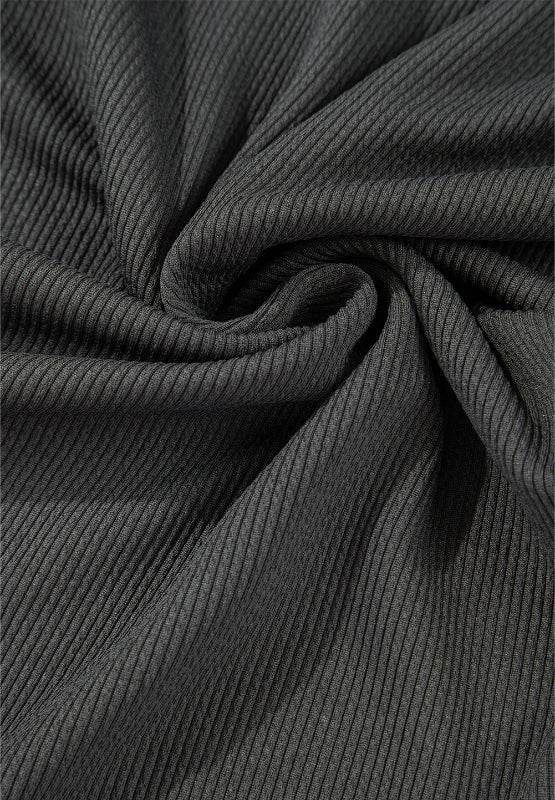 Color Block Collared Neck Long Sleeve Sweatshirt for a perfect OOTD – dress to impress outfits from Amexza