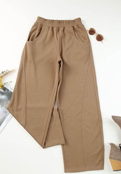 Elastic Waist Sweatpants with Pockets for a perfect OOTD – dress to impress outfits from Amexza