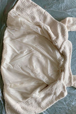 Ivy Lane Full Size Lapel Collar Sherpa Coat - Amexza