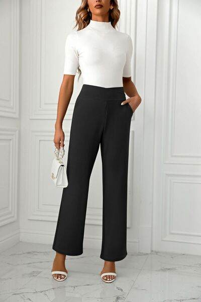 High Waist Straight Leg Pants for a perfect OOTD – dress to impress outfits from Amexza