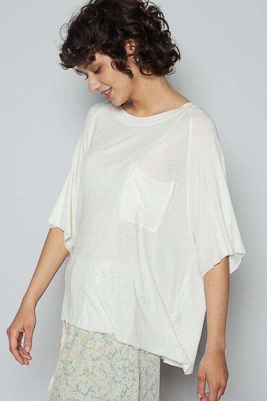 POL Round Neck Half Sleeve T-Shirt - Amexza