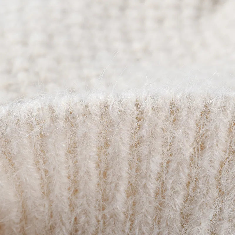 Thermal Bow Knit Hat with Pompom for a perfect OOTD – dress to impress outfits from Amexza