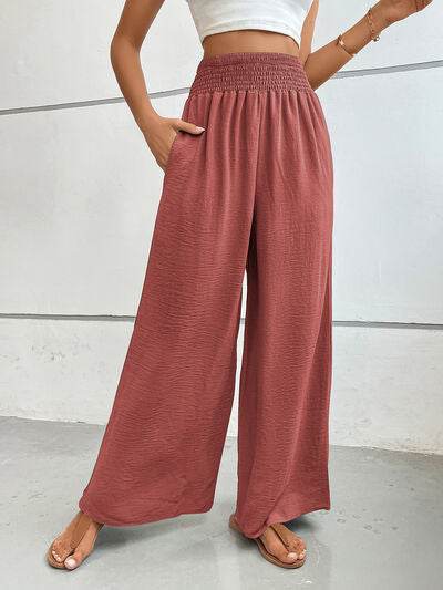 Perfee Wide Leg Pants with Pockets for a perfect OOTD – dress to impress outfits from Amexza