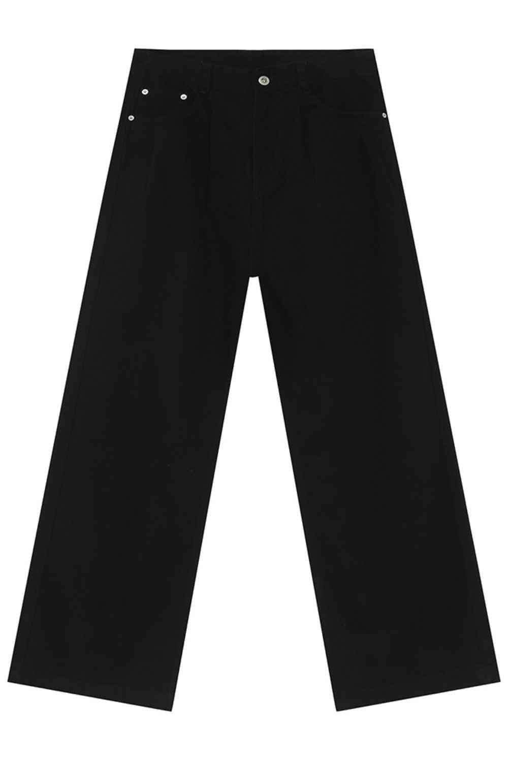 Mid Rise Men's Jeans with Pockets Black for a perfect OOTD – dress to impress outfits from Amexza