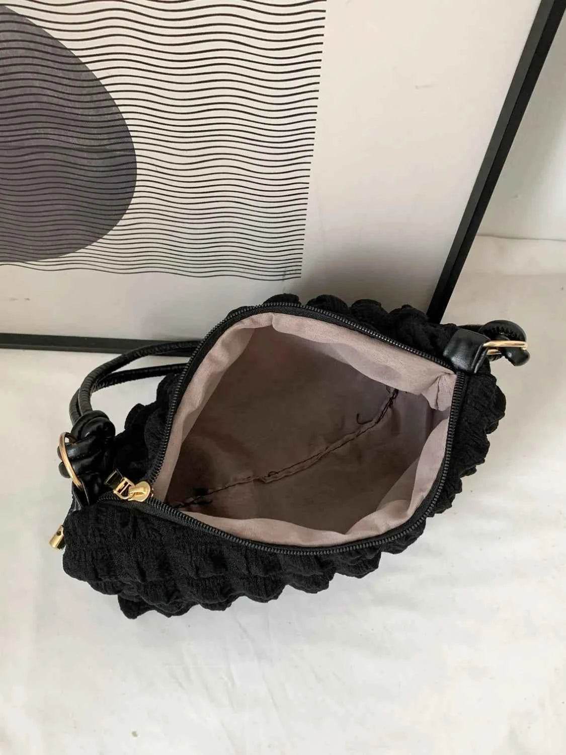 Quilted Bubble Textured Shoulder Bag for a perfect OOTD – dress to impress outfits from Amexza