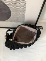 Quilted Bubble Textured Shoulder Bag for a perfect OOTD – dress to impress outfits from Amexza