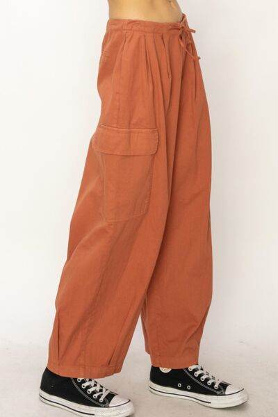 HYFVE Drawstring Cargo Wide Leg Pants for a perfect OOTD – dress to impress outfits from Amexza