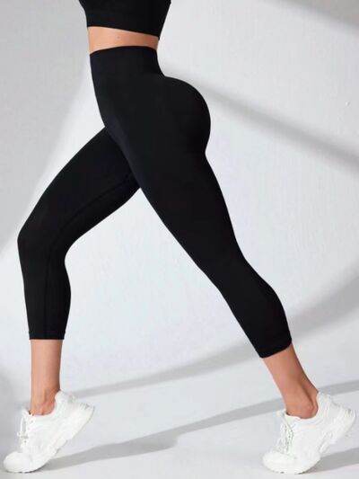 High Waist Cropped Active Leggings for a perfect OOTD – dress to impress outfits from Amexza