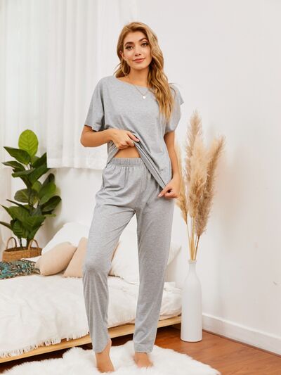 Boat Neck Top and Pants Lounge Set for a perfect OOTD – dress to impress outfits from Amexza