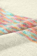 Contrast Half Button Long Sleeve Sweater for a perfect OOTD – dress to impress outfits from Amexza