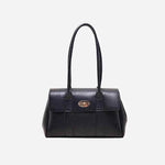 PU Leather Shoulder Bag Black One Size for a perfect OOTD – dress to impress outfits from Amexza