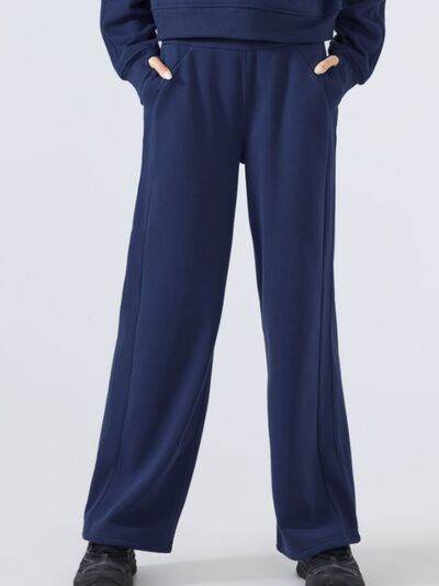 Millennia Drawstring Wide Leg Pants Dark Blue for a perfect OOTD – dress to impress outfits from Amexza