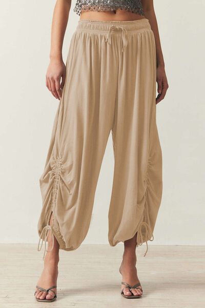 Drawstring Ruched Pants for a perfect OOTD – dress to impress outfits from Amexza