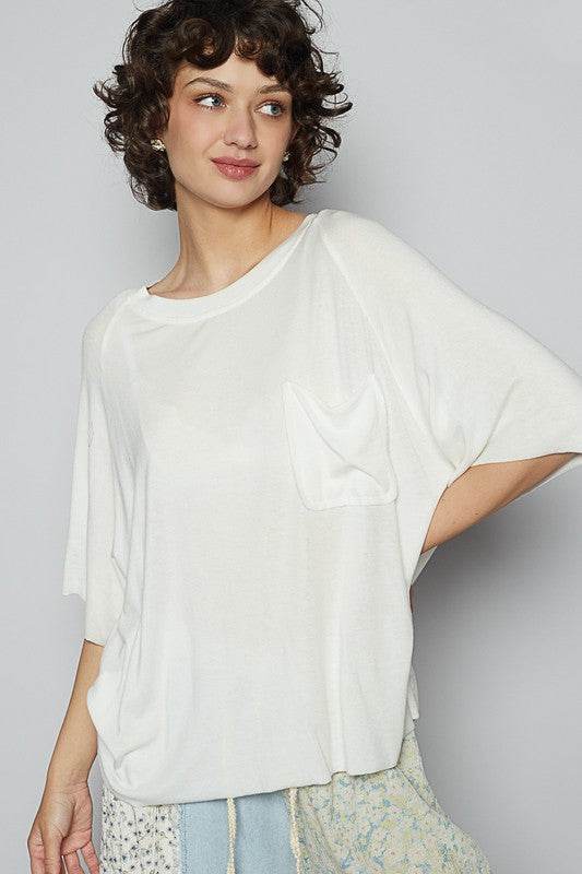 POL Round Neck Half Sleeve T-Shirt for a perfect OOTD – dress to impress outfits from Amexza